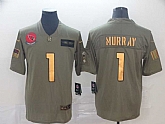 Nike Cardinals 1 Kyler Murray 2019 Olive Gold Salute To Service Limited Jersey,baseball caps,new era cap wholesale,wholesale hats